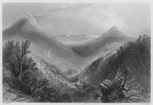 Valle dei Downs da William Henry (after) Bartlett