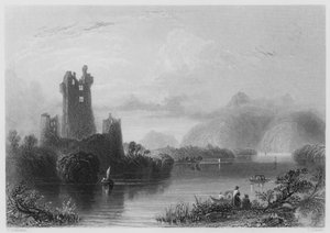 Castello di Ross, Killarney da William Henry (after) Bartlett