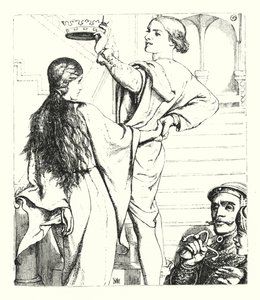 La Mendicante (incisione) da William Henry (after) Hunt
