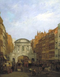 Temple Bar dallo Strand, Londra da William Henry
