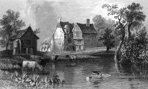 Abbazia di Beleigh, vicino a Maldon, Essex, inciso da Charles Mottram, 1832 da William Henry Bartlett