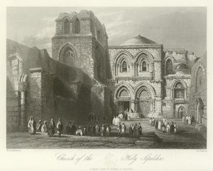 Chiesa del Santo Sepolcro, Gerusalemme da William Henry Bartlett