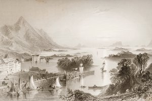 Clew Bay visto da Westport, Contea di Mayo, da 