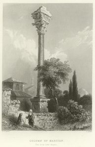 Colonna di Marciano, Costantinopoli da William Henry Bartlett