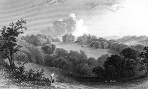 Copped Hall, Essex, inciso da Thomas Garner, 1832 da William Henry Bartlett