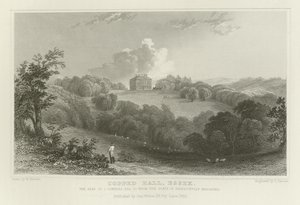 Copped Hall, Essex, la residenza di J Conyers, Esquire da William Henry Bartlett