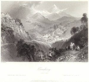 Enniskerry nella contea di Wicklow da William Henry Bartlett