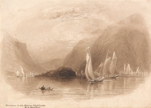 Ingresso agli altopiani di Hudson da William Henry Bartlett
