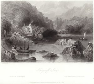Glengariff Inn nella contea di Cork da William Henry Bartlett