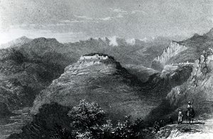 Residenza di Lady Hester Stanhope a Joon, sul Monte Libano, 1845