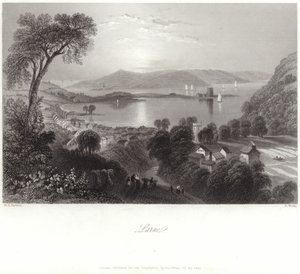 Larne nella contea di Antrim da William Henry Bartlett