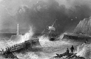 Molo di Mary-Port da William Henry Bartlett