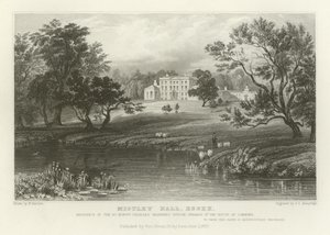 Mistley Hall, Essex, residenza del Right Honourable Charles Manners Sutton, Speaker della Camera dei Comuni