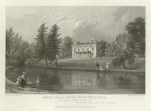 Moor Hall, vicino a Harlow, Essex, la residenza di Thomas Perry, Esquire da William Henry Bartlett