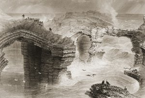 Ponti naturali vicino a Kilkee, contea di Clare, Irlanda, da 