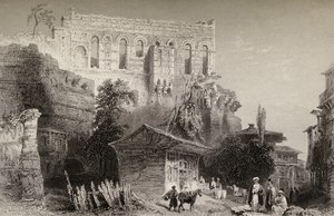 Palazzo di Belisario, Turchia, Istanbul da William Henry Bartlett