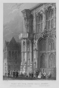 Parte del Municipio, Gand da William Henry Bartlett