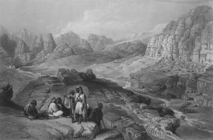 Petra, sito della città, Geremia XLIX da William Henry Bartlett