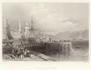 Port Glasgow da William Henry Bartlett