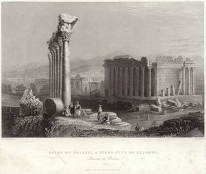 Rovine di Balbec da William Henry Bartlett