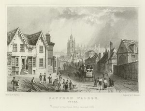Saffron Walden, Essex da William Henry Bartlett