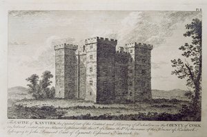 Il castello di Kanturk, contea di Cork, Irlanda nel 1800, da 