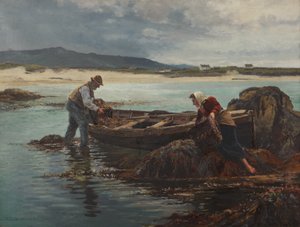 I raccoglitori di alghe da William Henry Bartlett