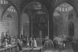 Il Gran Khan a Damasco da William Henry Bartlett