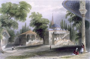 Terzo cortile del Serai Bournou, c.1850