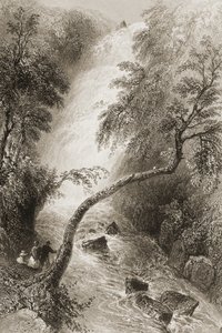 Cascata di Turc, Contea di Killarney, Irlanda, da 
