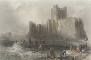 Veduta del castello di Carrickfergus