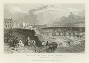Walton on the Naze, Essex, vista sud da William Henry Bartlett