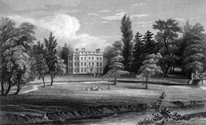 Writtle Lodge, Essex, inciso da William Tombleson, 1832 da William Henry Bartlett