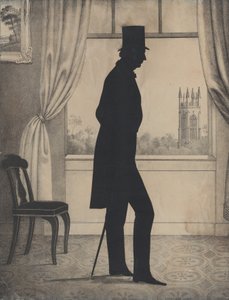 Silhouette di Nathaniel Babson di Gloucester, Massachusetts