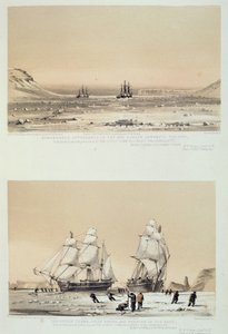Aspetto notevole nel cielo sempre opposto al sole (in alto) e Il pollice del diavolo, navi che perforano e si muovono nel pack (in basso) da 