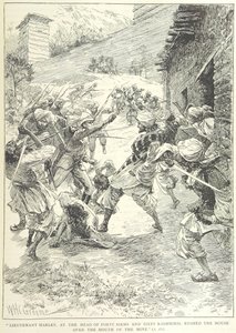 Attacco alla miniera di Chitral da William Henry Charles Groome