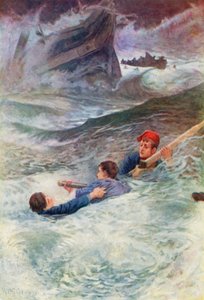Lottando nel mare selvaggio da William Henry Charles Groome