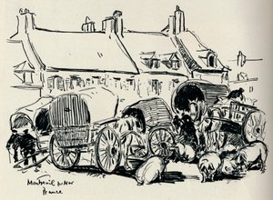Montreuil-Sur-Mer, Francia, c1907 da William Henry Charlton