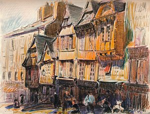 Quimper, c1908 da William Henry Charlton