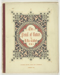 Copertina e testo da "The Pencil of Nature," Londra, 1844