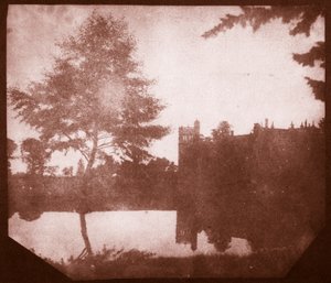 Abbazia di Lacock in riflesso, c.1840 da William Henry Fox Talbot