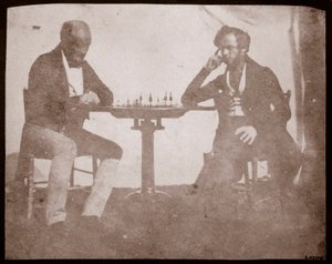 Nicolaas Henneman contempla la sua mossa in una partita di scacchi, settembre 1841