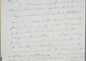 Lettera firmata da William Henry Fox Talbot a James David Forbes, 1839 da William Henry Fox Talbot