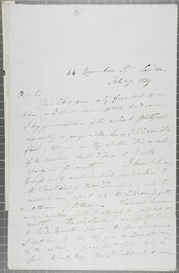 Lettera firmata da William Henry Fox Talbot a James David Forbes, 1839 da William Henry Fox Talbot