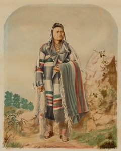 Capo Giuseppe dei Nez Perce, ca. 1880 da William Henry Holmes