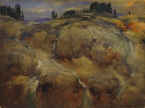 Letto abbandonato di un ghiacciaio da William Henry Holmes
