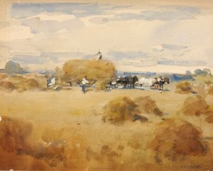 Scena di fienagione da William Henry Holmes