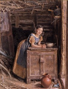 Una bellezza rustica da William Henry Hunt