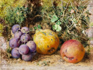 Uva Nera, Cotogna e Newtown Pippin, 1861 da William Henry Hunt
