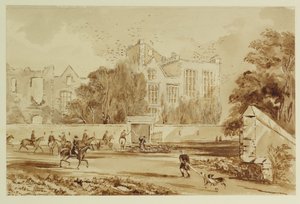 Hardwick Old Hall da William Henry Hunt